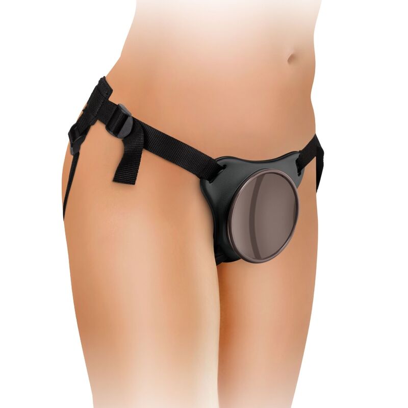 KING COCK ELITE HARNAIS RÉGLABLE CONFORTABLE GODE 17.8 CM — accessoires inclus