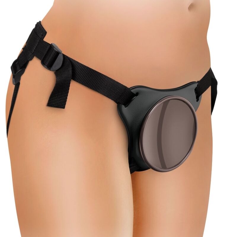 KING COCK - Elite Kit Harnais Réglable Deluxe Anneau Avec Testicules & Gode 20.3 Cm