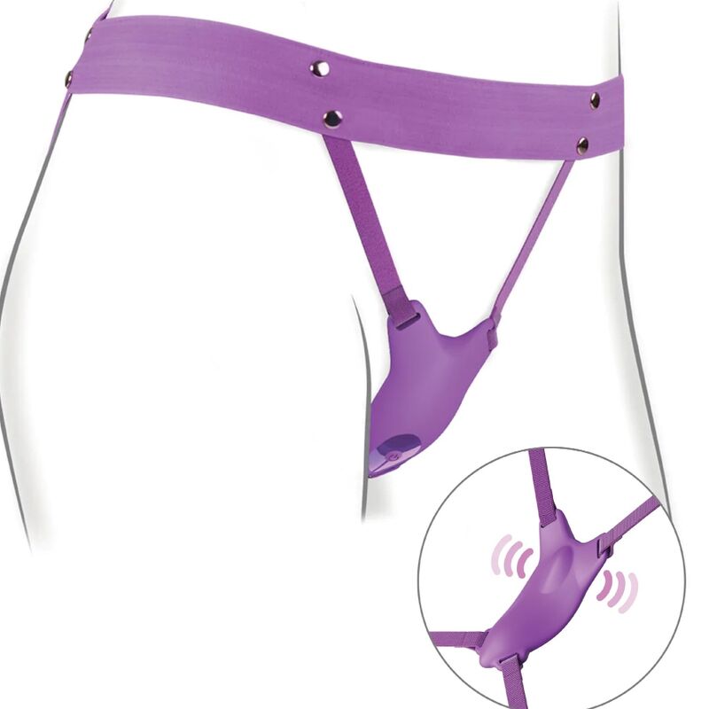 FANTASY FOR HER HARNAIS PAPILLON VIBRANT, RECHARGEABLE & TÉLÉCOMMANDE VIOLET — vue alternative