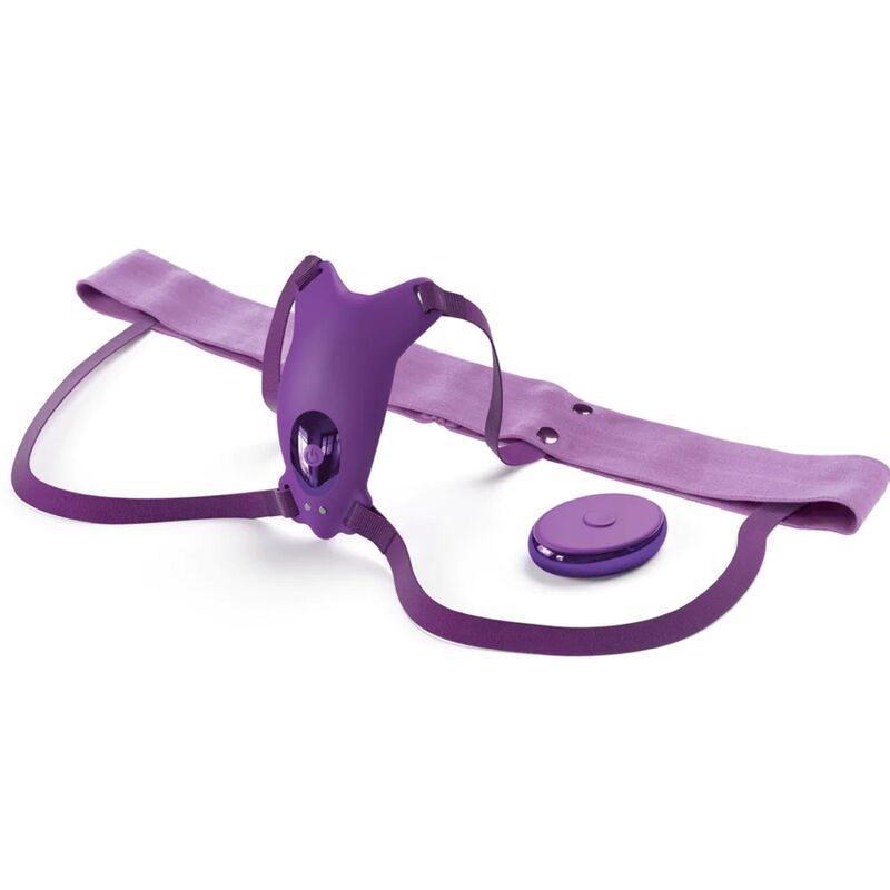 FANTASY FOR HER HARNAIS PAPILLON VIBRANT, RECHARGEABLE & TÉLÉCOMMANDE VIOLET — vue détaillée