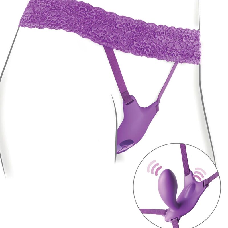 FANTASY FOR HER HARNAIS PAPILLON G-SPOT VIBRATEUR, RECHARGEABLE TÉLÉCOMMA... — vue arrière