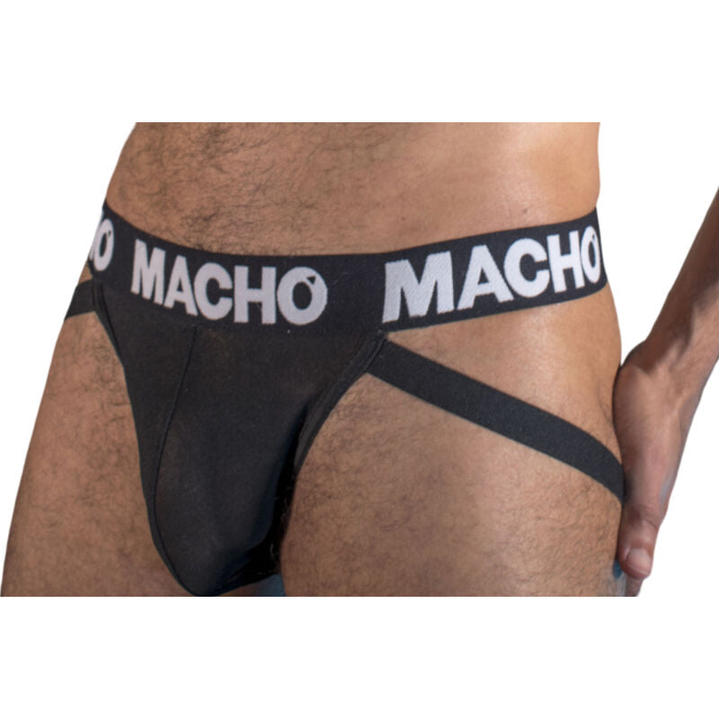 MACHO UNDERWEAR Mx25Nn Jock Noir S — vue détaillée