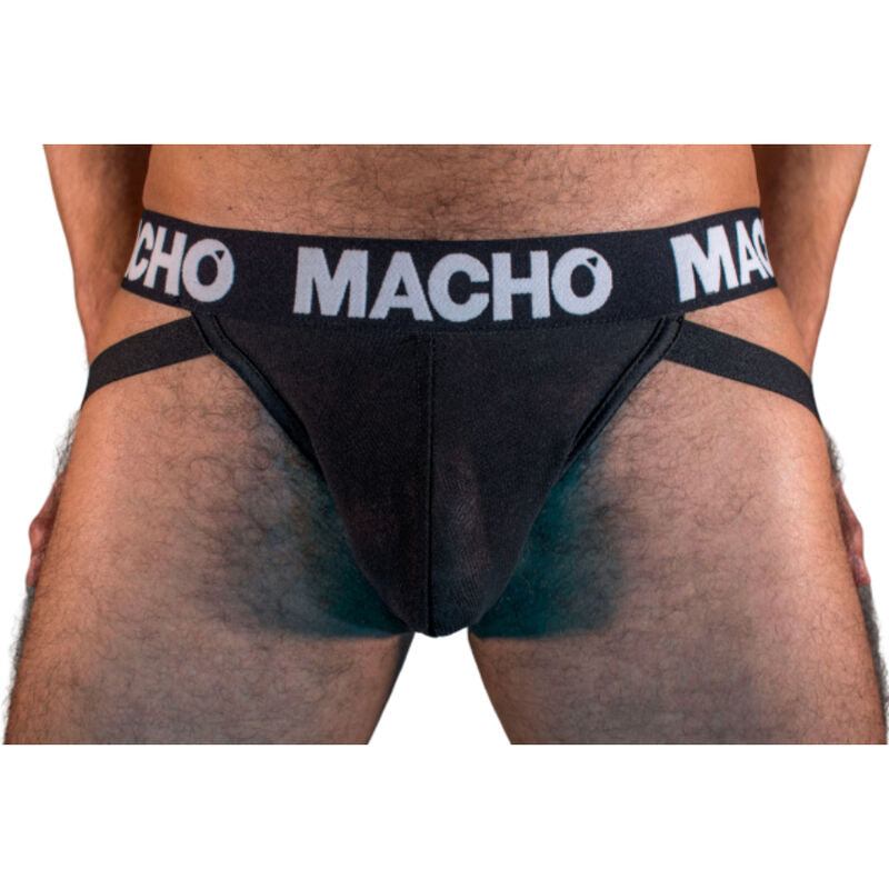 MACHO UNDERWEAR Mx25Nn Jock Noir S - Aura Intime