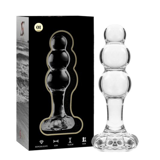 NEBULA SERIES BY IBIZA Modèle 1 Bouchon Verre Borosilicate Transparent 10.5 Cm -... - Aura Intime