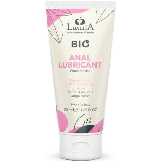 INTIMATELINE LUXURIA LUXURIA LUBRIFIANT BIO ANAL BASE D'EAU 50 ML - Aura Intime