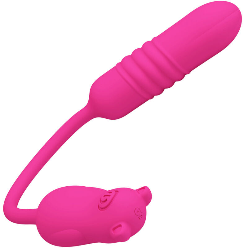 PRETTY LOVE FLIRTATION Nobikuma Balle Vibrante Silicone Rose — vue détaillée