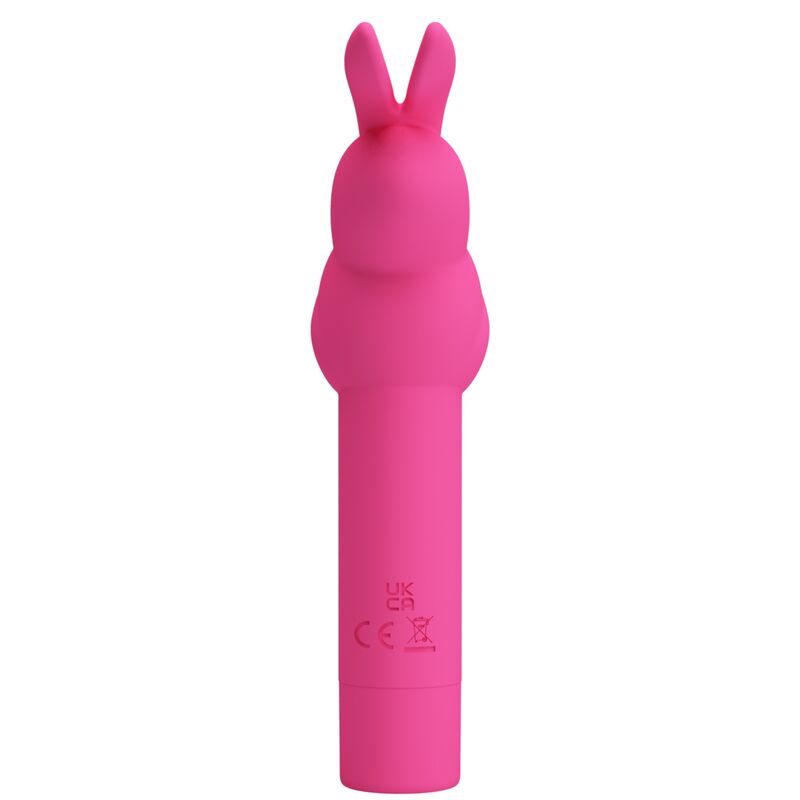 PRETTY LOVE Vibrateur Silicone Gerardo Fuschia Rabbit - Aura Intime