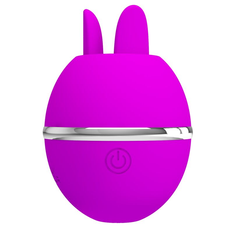 PRETTY LOVE - Gemini Ball Purple Silicone Round Vibrator