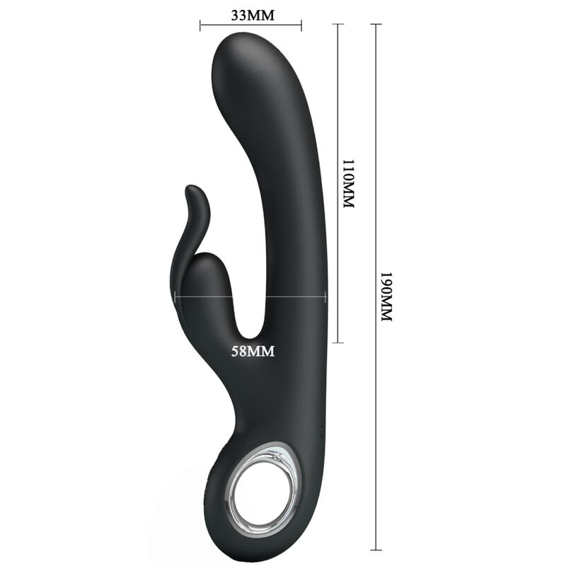 PRETTY LOVE Vibrateur Carina Clitoris Stimulateur Point G — vue arrière