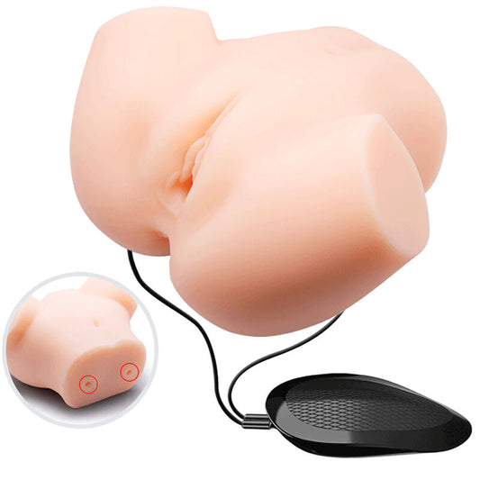 CRAZY BULL VAGIN ANUS RÉALISTES DOUBLE VIBRATION - Aura Intime