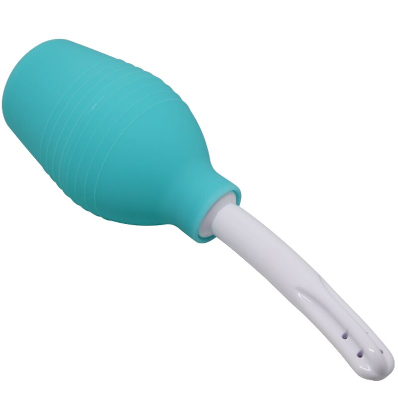 MR PLAY Douche Caoutchouc Bleu Poire Anal - Aura Intime