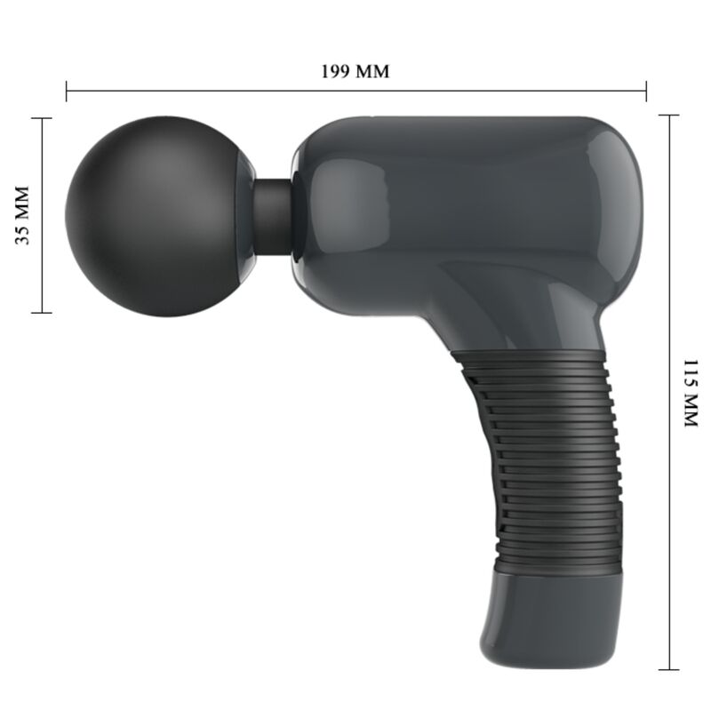 PRETTY LOVE Masseur Rechargeable 7 Fonctions 5 Vitesses — accessoires inclus