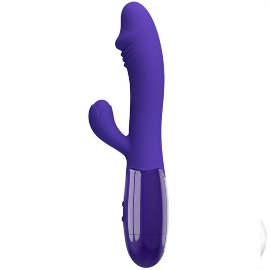 PRETTY LOVE LED Vibrateur Snappy Youth & Stimulateur Point G Violet - Aura Intime