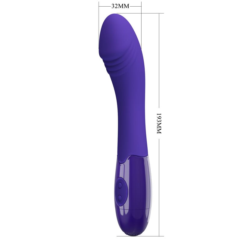 PRETTY LOVE YOUTH DILDO VIBRATEUR VIOLET ELEMENTAL YOUTH — accessoires inclus
