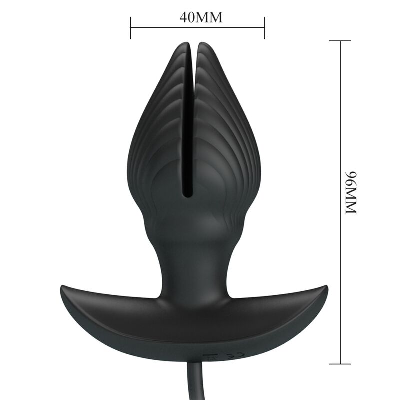 PRETTY LOVE BOTTOM Plug Anal Gonflable & Rechargeable — accessoires inclus