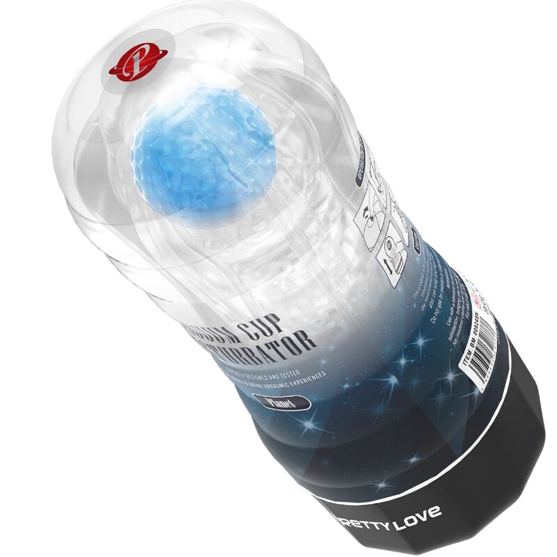 PRETTY LOVE MALE HOUSSE MASTURBATEUR PLANET BLEU — accessoires inclus