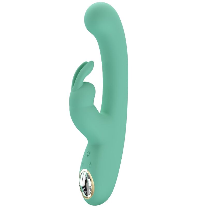 PRETTY LOVE LED Vibrateur Lamar Lapin Point G Vert — accessoires inclus
