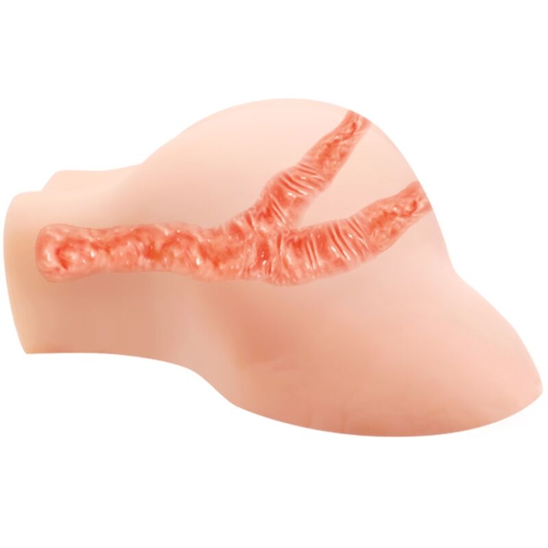 CRAZY BULL Vagin Anus Maille Réaliste Vibration — vue arrière