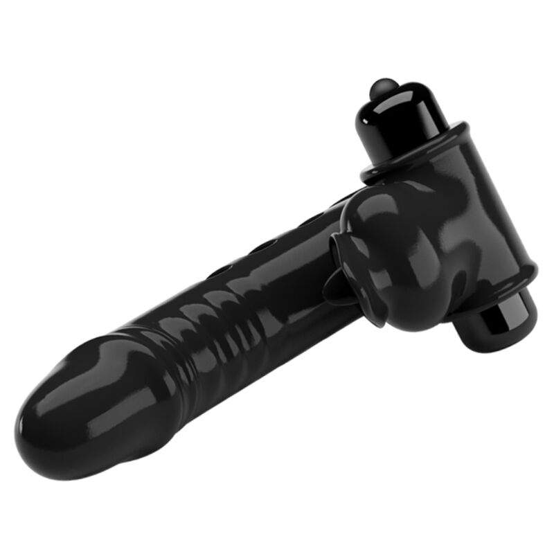 PRETTY LOVE MALE COUVERCLE DOIGT VIBRATEUR CORBIN NOIR — vue alternative