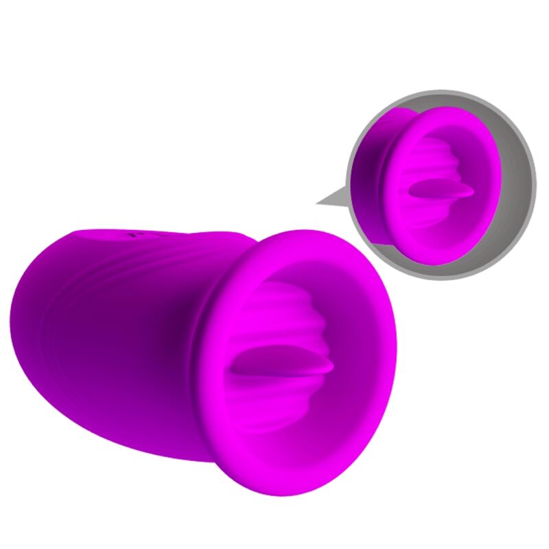 PRETTY LOVE FLIRTATION Vibrateur Rechargeable Daisy Dual Egg Violet — vue arrière