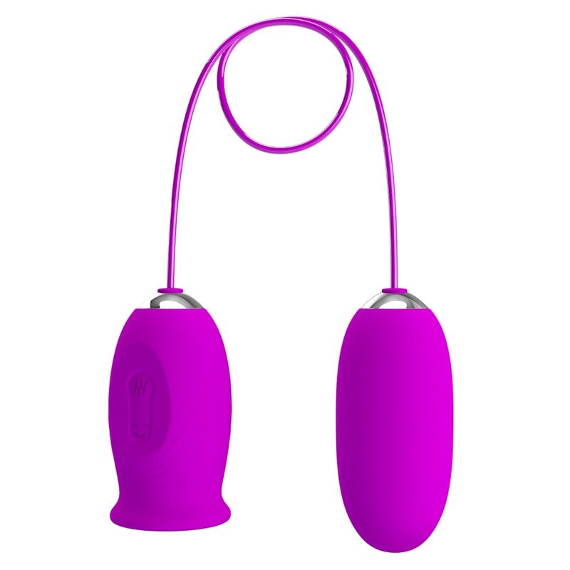 PRETTY LOVE FLIRTATION Vibrateur Rechargeable Daisy Dual Egg Violet - Aura Intime