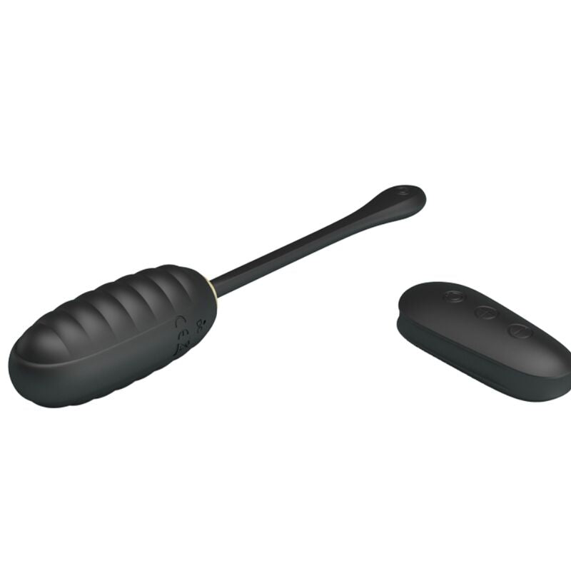 PRETTY LOVE SMART Doreen Oeuf Vibrant Rechargeable Luxe Noir Télécommande — vue arrière