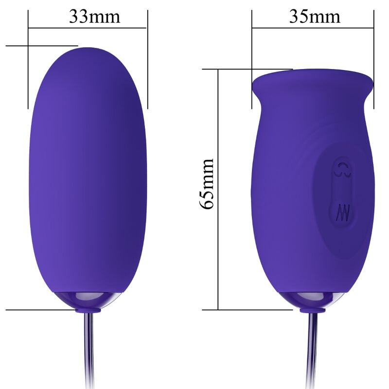 PRETTY LOVE YOUTH Stimulateur Vibrateur Rechargeable Daisy Youth Violet — vue arrière