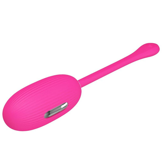 PRETTY LOVE SMART Oeuf Vibrant Rechargeable Doreen Magenta Télécommande - Aura Intime