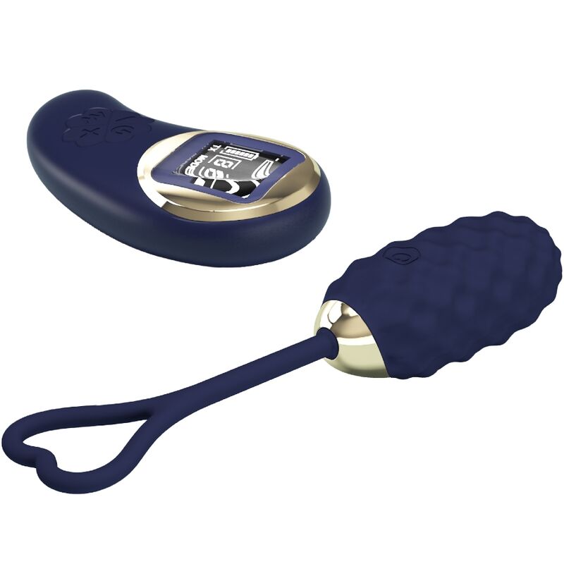 PRETTY LOVE LED Oeuf Vibrant Télécommande Vivian Blue — vue arrière