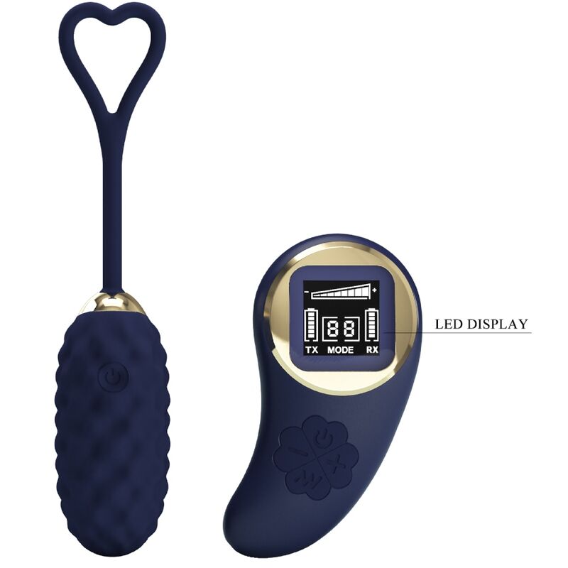 PRETTY LOVE LED Oeuf Vibrant Télécommande Vivian Blue — vue alternative