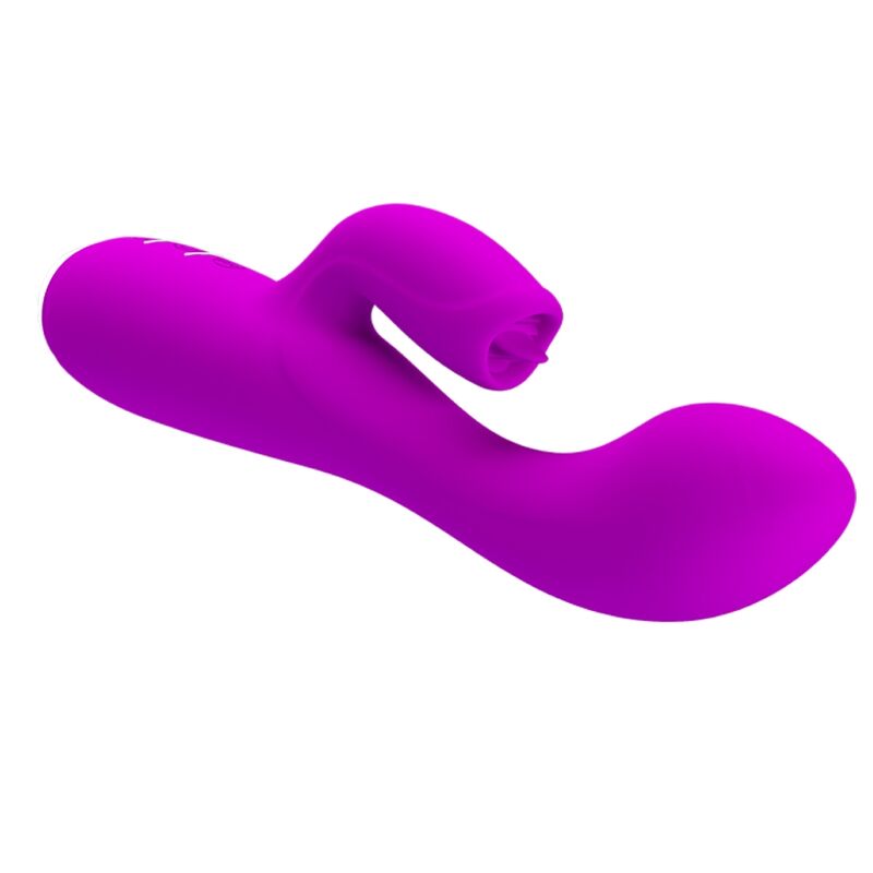 PRETTY LOVE C-TYPE VIBRATEUR LAPIN RECHARGEABLE GLORIA IMPERMÉABLE VIOLET — vue arrière