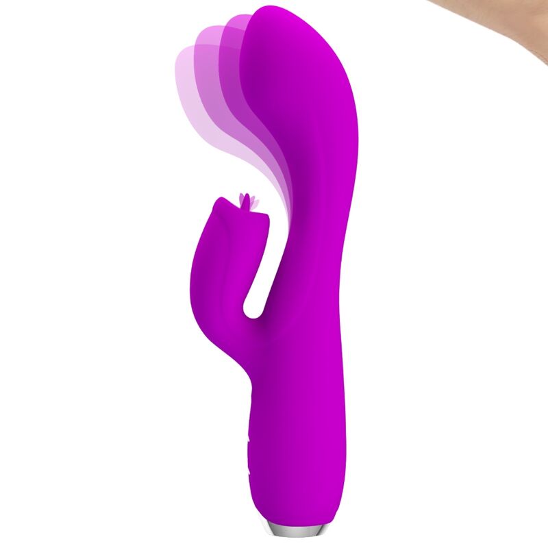 PRETTY LOVE - Vibrateur Lapin Rechargeable Gloria Imperméable Violet