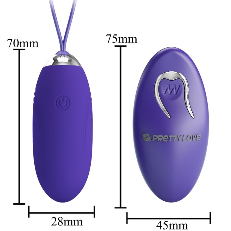 PRETTY LOVE YOUTH Jenny Youth Violating Egg Télécommande Violet — accessoires inclus