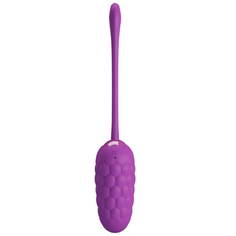PRETTY LOVE SMART Oeuf Vibrant Texture Marine Rechargeable Violet - Aura Intime