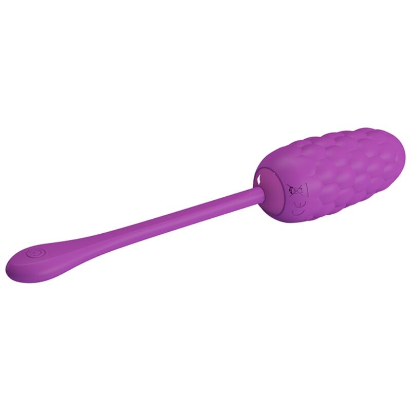 PRETTY LOVE SMART Oeuf Vibrant Texture Marine Rechargeable Violet — vue détaillée