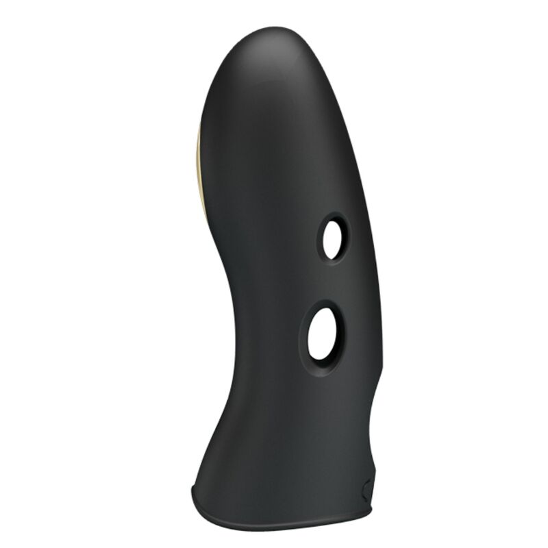 PRETTY LOVE MALE COUVRE-DOIGTS ÉLECTRO-STIMULATEUR MARICO NOIR — vue détaillée