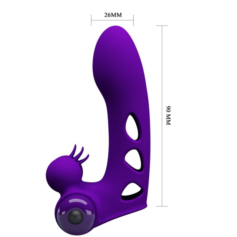PRETTY LOVE - Couvercle De Doigt Vibrateur Orlando Violet