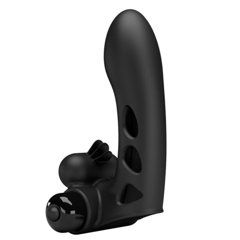 PRETTY LOVE - Couvercle De Doigt Vibrateur Orlando Noir
