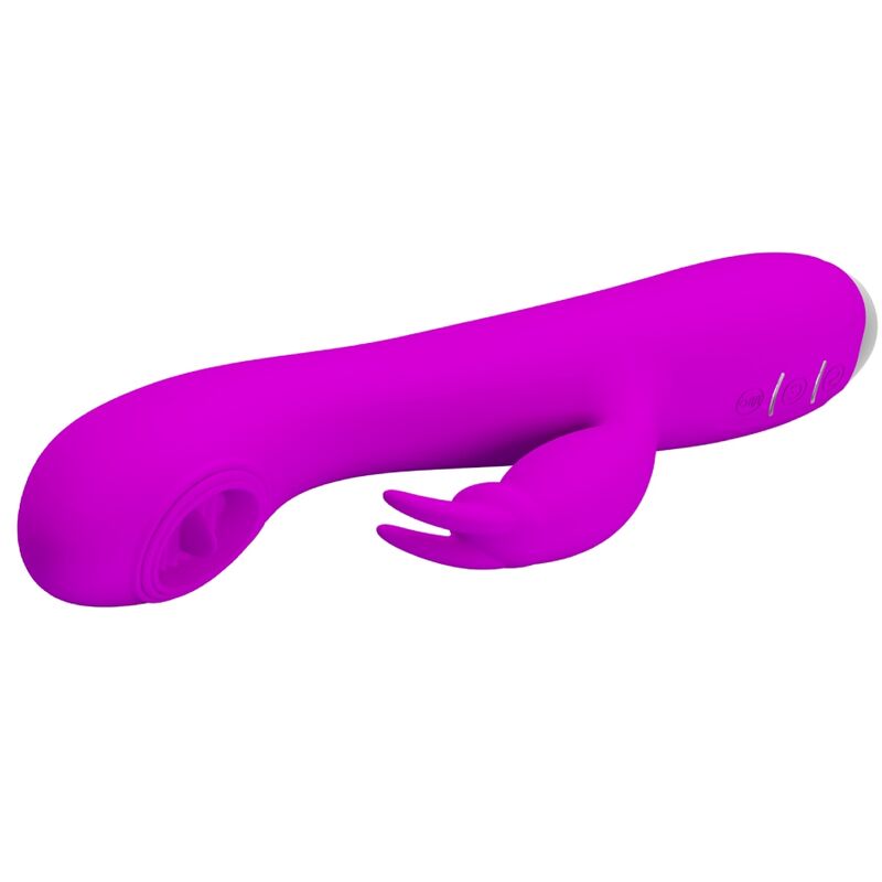 PRETTY LOVE C-TYPE VIBRATEUR RECHARGEABLE RACHEL VENTOUSE VIOLETTE — vue détaillée