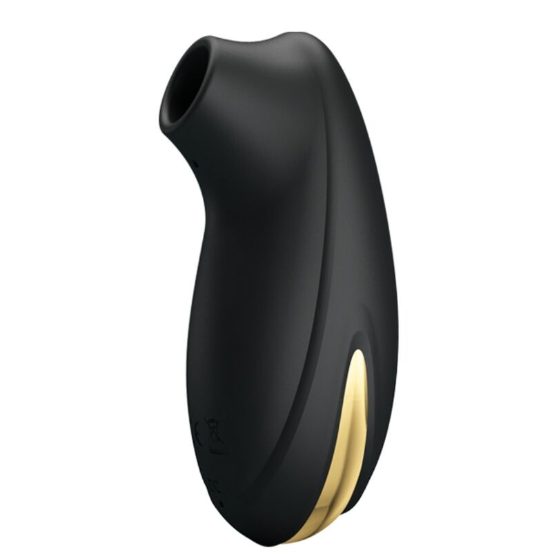 PRETTY LOVE C-TYPE Masseur À Aspiration Rechargeable Luxe Noir - Aura Intime