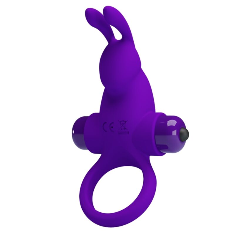 PRETTY LOVE MALE ANNEAU VIBRATEUR I RABBIT PÉNIS VIOLET — vue alternative