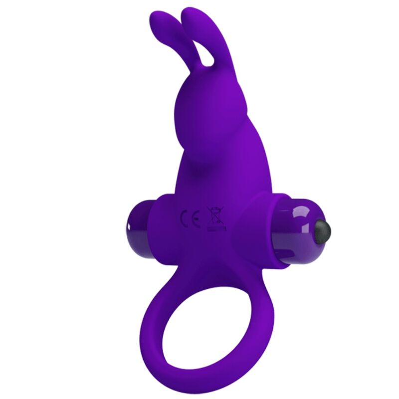 PRETTY LOVE MALE ANNEAU VIBRATEUR I RABBIT PÉNIS VIOLET — vue détaillée