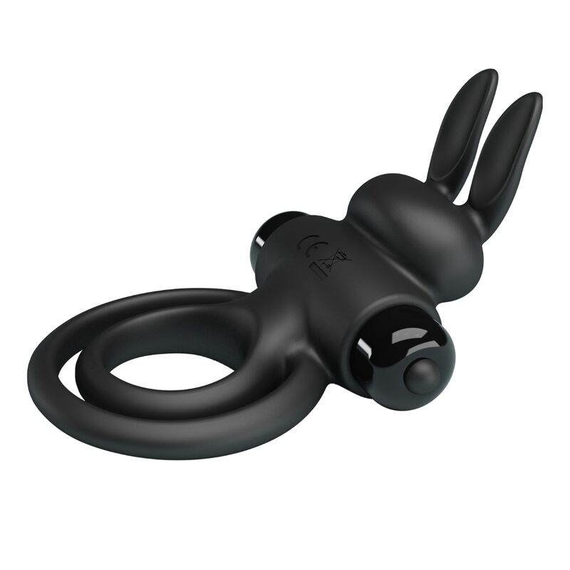 PRETTY LOVE PARTY UP ANNEAU LAPIN VIBRATOR III PÉNIS NOIR — vue arrière