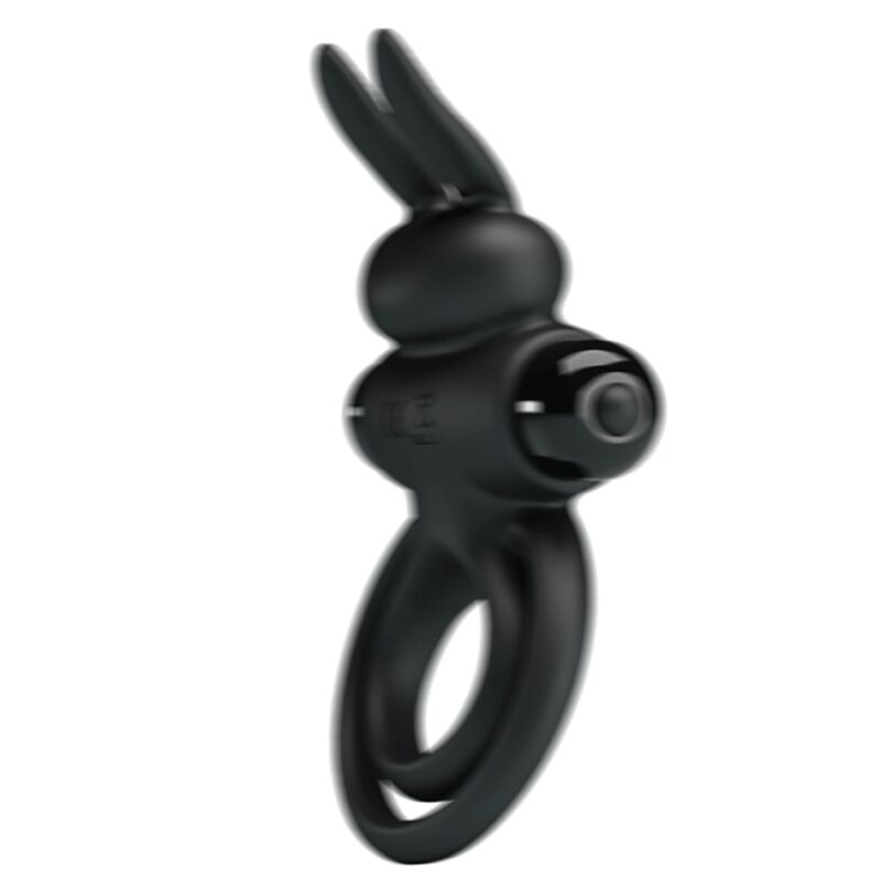 PRETTY LOVE PARTY UP ANNEAU LAPIN VIBRATOR III PÉNIS NOIR — accessoires inclus