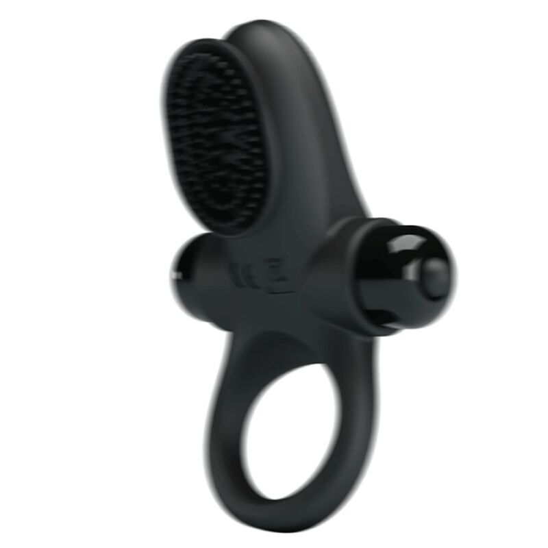PRETTY LOVE - Vibrator Ring Ii Pour Le Pénis Noir