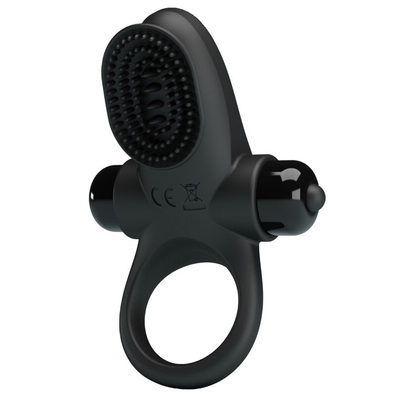 PRETTY LOVE - Vibrator Ring Ii Pour Le Pénis Noir