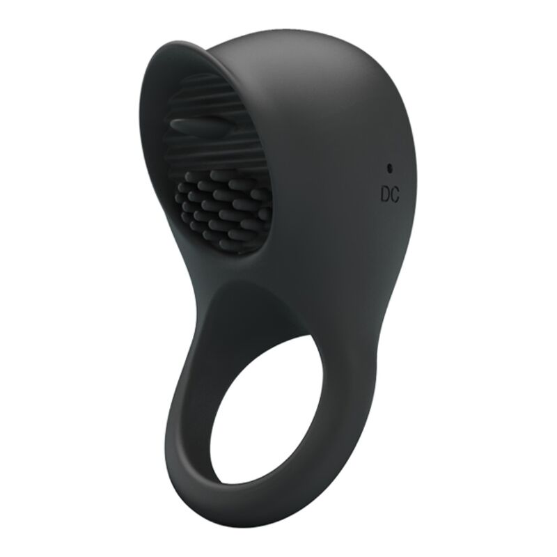 PRETTY LOVE - Vibrating Penis Ring with Black Tongue