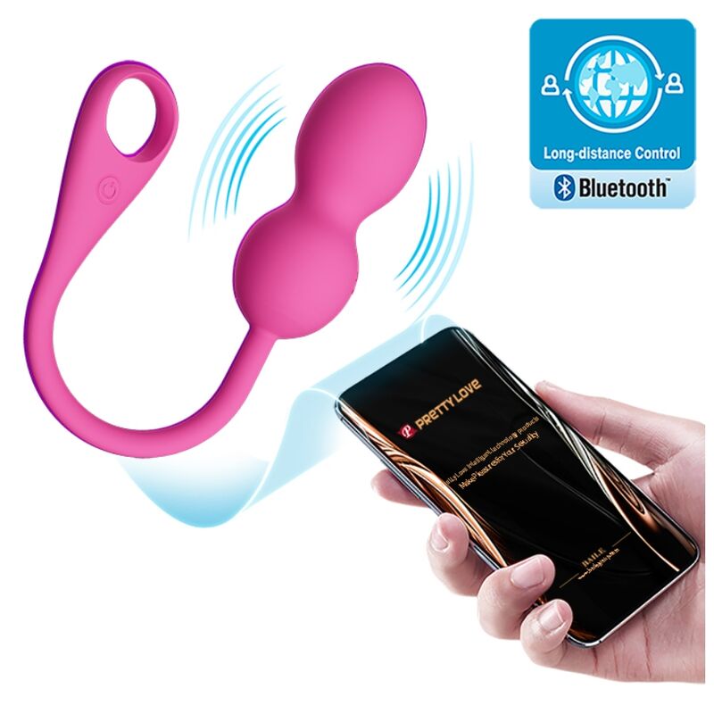 PRETTY LOVE SMART Balles Vibrantes Rechargeables Elvira Rose - Aura Intime