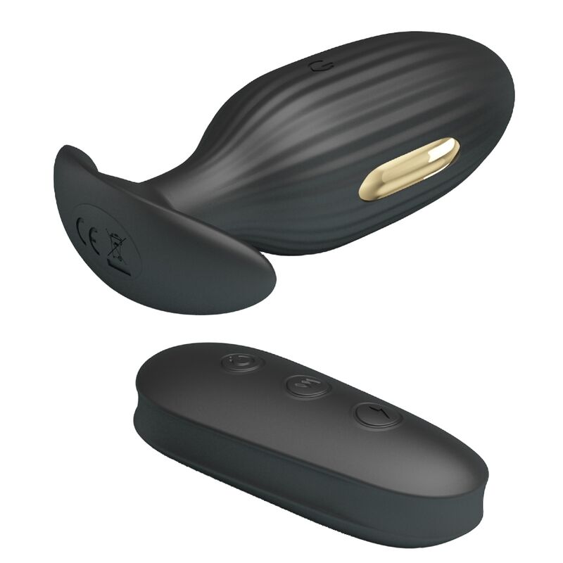 PRETTY LOVE BOTTOM VIBRATEUR ANAL RECHARGEABLE KELLY PLUG NOIR — vue alternative