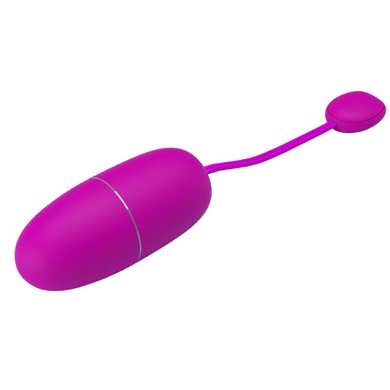 PRETTY LOVE BOTTOM Oeuf Vibrant Nymphe App Contrôlé Violet — vue arrière
